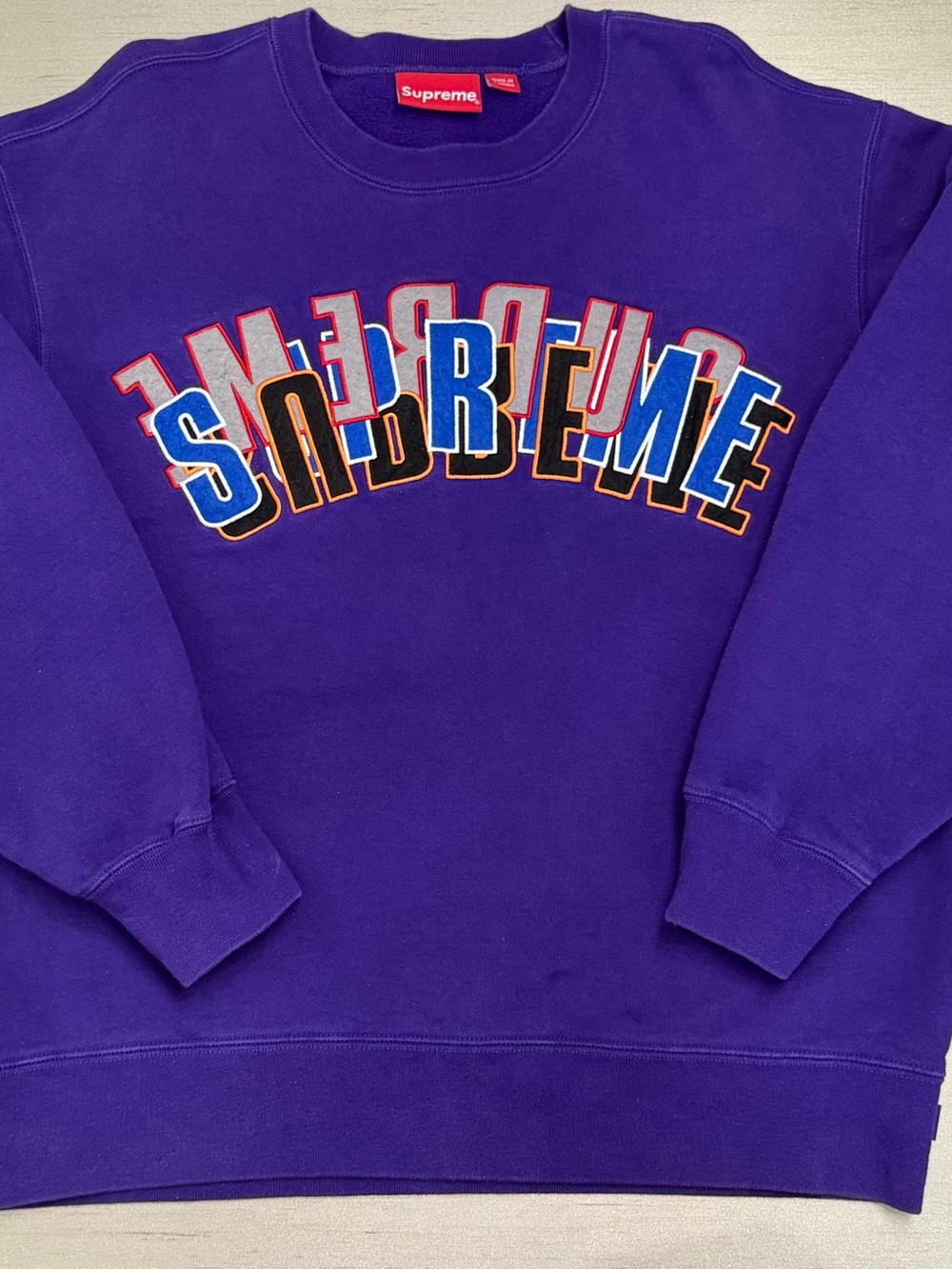 Supreme Stacked Crewneck Sweatshirt